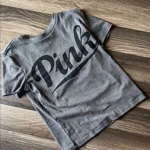 PINK Victoria's Secret Gray T-Shirt
